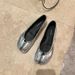 Pig's Cowhide Split Toe Women's Summer Flat Shallow Mouth Single Ballet Horse Hoof Shoes Grape Mom Same Style Slip-On_vogvips.com