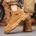 New Leather Spring Men's Shoes High-top Men's Heightening Tooling Martin Boots_vogvips.com