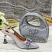 Women's Shoes And Bags Set Pointed High Heeled Sandals Diamond Shoes With Handbags (soft)_vogvips.com