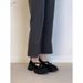 New 2025 Thick-soled Dad For Women, Versatile Black Round-toe Platform Mary Jane Shoes, Retro Sports Shoes_vogvips.com