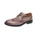 Suitable For All Seasons Large Size New Hollow Brogue Business Men's Leather Sandals Trendy Shoes_vogvips.com