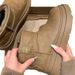 Milk White Thick Soled Waterproof Fur Integrated Snow Boots For Women In Autumn And Winter, New Retro Anti Slip And Plush Short Boots, Cotton Shoes_vogvips.com