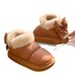 2025 Winter New Women's High-top Thick-soled Bowknot Shoes Snow Boots Fleece-lined Warm Breathable Cotton Slippers_vogvips.com
