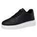 Invisible Inner Heightening Men's Shoes Thick-soled Heightening Shoes Men's Casual Little White Shoes Sports Shoes Board Shoes Round Head_vogvips.com