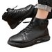 Plus Size Martin Boots For Men, British Style Men's Boots, High-Top Casual Men's Leather Boots, Trendy_vogvips.com
