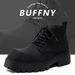 Martin Boots Men's Autumn Black Retro High-top Leather Shoes Thick-soled Heightening Medium-help Tooling Short Boots_vogvips.com