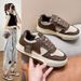 Women's Shoes Sneakers Fashionable Thick Soled Sports Casual Shoes White Retro Hong Kong Style New Trendy Ins Shoes_vogvips.com