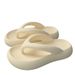Trendy Students Wearing Flip Flops Outside, Female Summer Internet Celebrity Instagram 2025 New Anti Slip Clip On Foot_vogvips.com