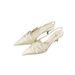 MTX 2026 New Miu* Nude Color Closed-Toe Shoes For Women, Thin Heel Pointed Toe Sandals, French Style Elegant One-Strap_vogvips.com