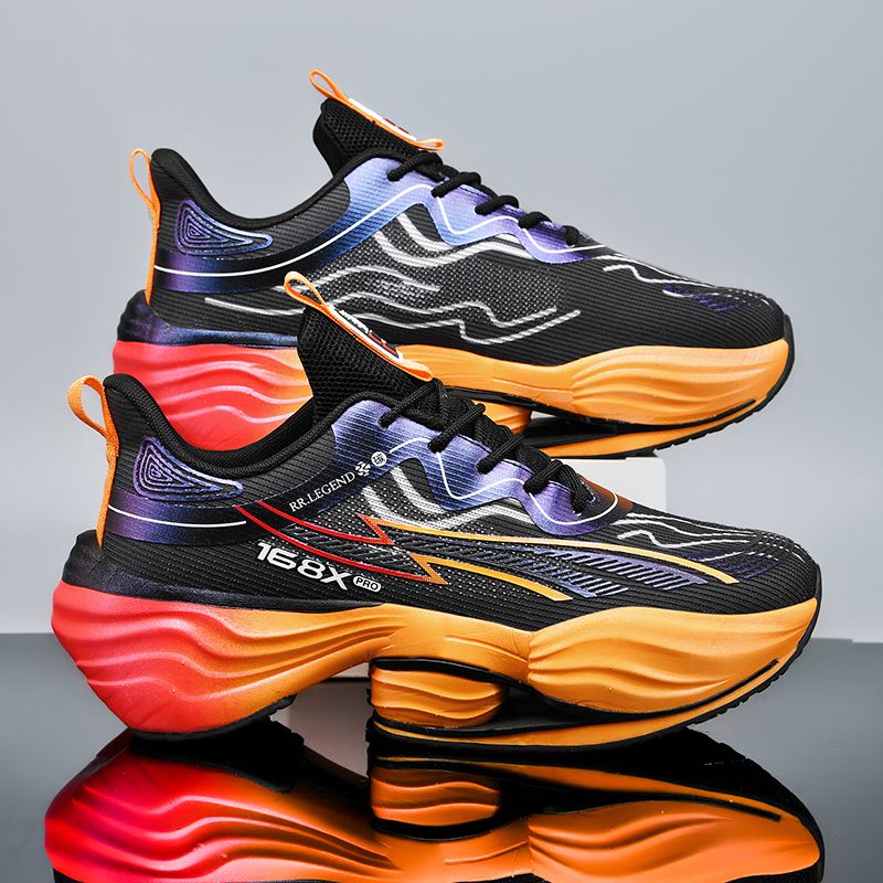 Chunky Sneaker Plus Size 45 Men Designer Soft Sole Light Running Shoes Fashion Casual Mesh Height Increased Platform Sport Shoes_vogvips.com