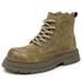 Thick-soled Retro Anti-velvet Martin Boots Heightened And Wear-resistant Medium-top Desert Tooling Boots_vogvips.com