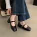 Square Toe Shallow Mouth Single Shoe, Women's Middle Spring Autumn Style, Fashionable And Comfortable, Evening Style_vogvips.com