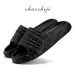 Women's Fashion Grid Design Slippers Comfortable Lightweight EVA Slides For Home Sandals Fashionable Non Slip Solid_vogvips.com
