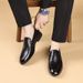 Euro Step 2025 New Autumn Casual Loafers Top Layer Cowhide Business Leather Slip-On High-End British Style Men's Shoes_vogvips.com