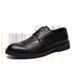 Suitable For All Seasons Men's Leather Large Size Spring New Low-top Lace-up Brogue Carved Casual Wedding Shoes_vogvips.com