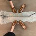 Lan Cabinet Version Thick Sole Height Increasing Loafers For Women Genuine Leather Big Toe Slip On Chunky Heel_vogvips.com