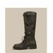 Miu's Catwalk British Martin Boots For Women's New Models, Old Retro Knight Boots, Belt Buckle Boots For Women_vogvips.com