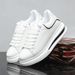 White Breathable Cushioned Sneakers Trendy Men Women Couples Spring Summer Shoes A12_vogvips.com