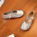 Mary Jane Single Women's Summer French Shallow Mouth Skirt Flat Bottom Soft Soled Shoes For Women 2025 New Gentle Style_vogvips.com