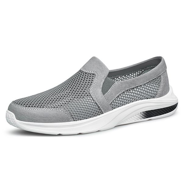 Men's Sports Mesh Shoes, Lazy Casual Shoes, Fly-woven Large-size Men's Shoes_vogvips.com