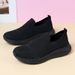 New Casual Fashionable With Breathable Fly Woven Flat Sole, Travel Shoes, And Women's Outdoor Sports Shoes That Can Be 5Fa_vogvips.com