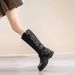 Genuine Leather Long Women, Over-the-Knee High Brown Riding Western Cowboy Boots, Martin Boots For Women_vogvips.com