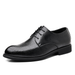 Men's Leather Breathable Business Shoes Hollow Out Comfortable Formal Footwear_vogvips.com