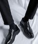 Men's Brogue Leather With Embossed Patterns, British Style, Trendy And High-end, Korean Version Suit Shoes,_vogvips.com