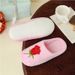 New Rose Embroidered Soft Sole Anti Slip Use, Quiet Cotton Slippers For Wooden Flooring In Home And Indoor Use_vogvips.com