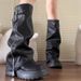 Over-the-Knee Long High Tube Height-Increasing Riding Thick-Soled Wide-Toe Western Boots For Women Autumn Winter 2025_vogvips.com
