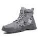 Men's Shoes Cotton Shoes Plus Velvet Winter Warm Camouflage Work Boots Sports Casual Wear Resistant Trendy Shoes_vogvips.com