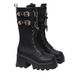 Punk Boots Thick-soled Heightening Martin Boots Women's Winter New Knight Boots Medium Boots Starring Boots Snow Boots Shoes_vogvips.com