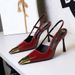 Women's Stylish Pointed Toe High Heel Sandals With Leopard Print & Metal Buckle Strap - Elegant Evening Party Shoes In Sizes 34-40 Shoes_vogvips.com