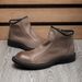 European Warm Series Straight British Style Men's Trendy Martin High-top Fleece-lined Leather Boots Casual Shoes_vogvips.com
