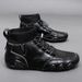 European Warm Series 2025 Autumn Winter New Martin Trendy Casual High-top Leather Men's Loafers Chinese Style Fleece-lined Cotton Shoes Short_vogvips.com