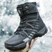Men's Casual Shoes Outdoor Boots Large Size Fashion Casual Shoes Hiking Shoes Outdoor Plus Velvet Warm Combat Military Boots Trendy Men's Shoes_vogvips.com