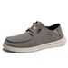 Men's plus-size loafers Fashion canvas flat casual shoes_vogvips.com