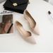 Simon Laina Women's 2026 Spring And Autumn New Pointed Professional Work Shoes Versatile Black High Heels_vogvips.com