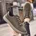 Casual Round Head Lace-up-free Board Shoes Men's Low-top Breathable Sports Hand-scratched Board Shoes Men's Shoes_vogvips.com