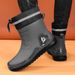 Single Shoe Drawstring Waterproof Rain Boots Sizes 39-44_vogvips.com