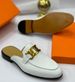 Brand Designer Mens Casual Diamond Leather Luxury Business Italian 38~47 Men Half Shoes Drop Ship Mules Man Black Slides_vogvips.com