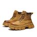 Casual Style Personalized Men's Shoes Comfortable Boots Thick-soled Heightening Martin Boots_vogvips.com