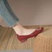 Square-toed Low-heel Shallow Single Shoes For Women, Soft Leather Mom 2025 Spring And Autumn Flat Work Shoes, Black_vogvips.com