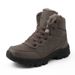 Men's Winter Snow Boots With Fur Lining, Waterproof PU Leather Upper, Non-Slip Rubber Sole, Round Toe, Casual Outdoor Shoes For Cold Weather_vogvips.com