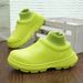 Winter Cotton Thick Sole Outdoor Fur PLUSH EVA Slippers For Men Indoor Women's Waterproof Shoes Chef Shoes Non-Slip_vogvips.com
