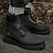 European Warm Series Same Style Ins Yellow Autumn Winter Fleece Lined High Top Men Martin Men's Couple Cotton Shoes Work Boots_vogvips.com