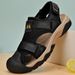 Plus-Size Men's Shoes Summer Breathable Mesh Outdoor Beach Shoes Non-Slip Soft Sole Lightweight Elderly Beach Shoes_vogvips.com