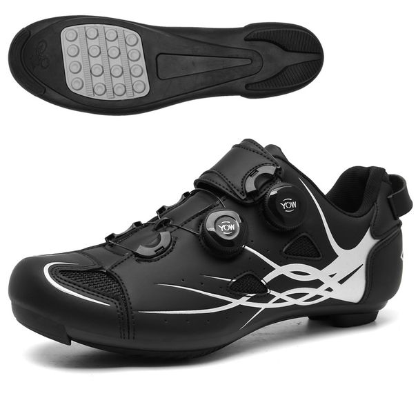New Cycling Shoes With Lock Road Bike Shoes Mountain Bike Shoes Outdoor Men And Women Large Size Lock Shoes_vogvips.com