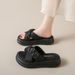 Thick-soled Elevating Sandals Female Summer 2024 Fairy Wind Sandals Wear Fashion Two Wear Small Platform Slippers_vogvips.com
