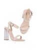 new Transparent Classic One Strap High Heels Foreign Trade Open Toed Small Round Head Sandals_vogvips.com